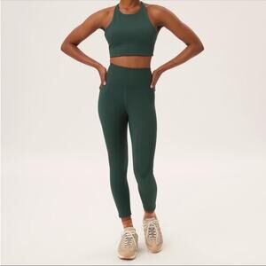 Girlfriend Collective Moss Compressive High-Rise Legging full length 28” Small